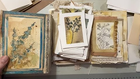 Watercolour lap book -part three