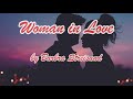 WOMAN IN LOVE by Barbra Streisand (LYRICS)