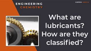 What are lubricants? How are they classified? #Lubricants | Engineering Chemistry screenshot 4