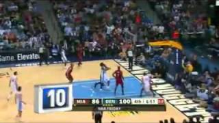 Ty Lawson Crossover on LeBron James