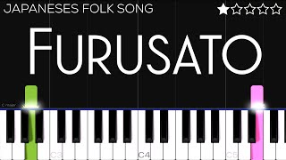 Furusato (Japanese Folk Song) | EASY Piano Tutorial