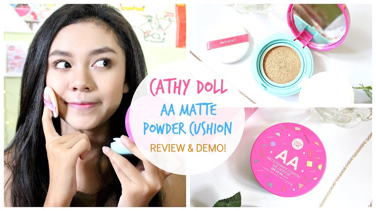 Cathy Doll AA Matte Powder Cushion Review Demo Hexxie YouTube