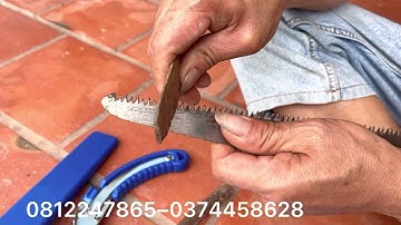 Chia sẻ cách mở ( lưỡi ) cưa - giúp cưa luôn sắc bén ,ko bị nóng cưa ☎️0812247865