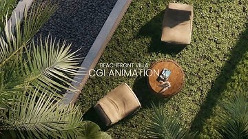 SKETCHUP + ENSCAPE 3D ANIMATION ; Beach Front Villa by Kunkunmasterclass.com