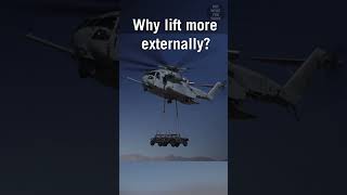 Why Helicopters Can Lift More External Load Than Internally