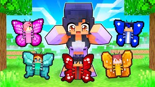 Turning FRIENDS into BUTTERFLIES in Minecraft!