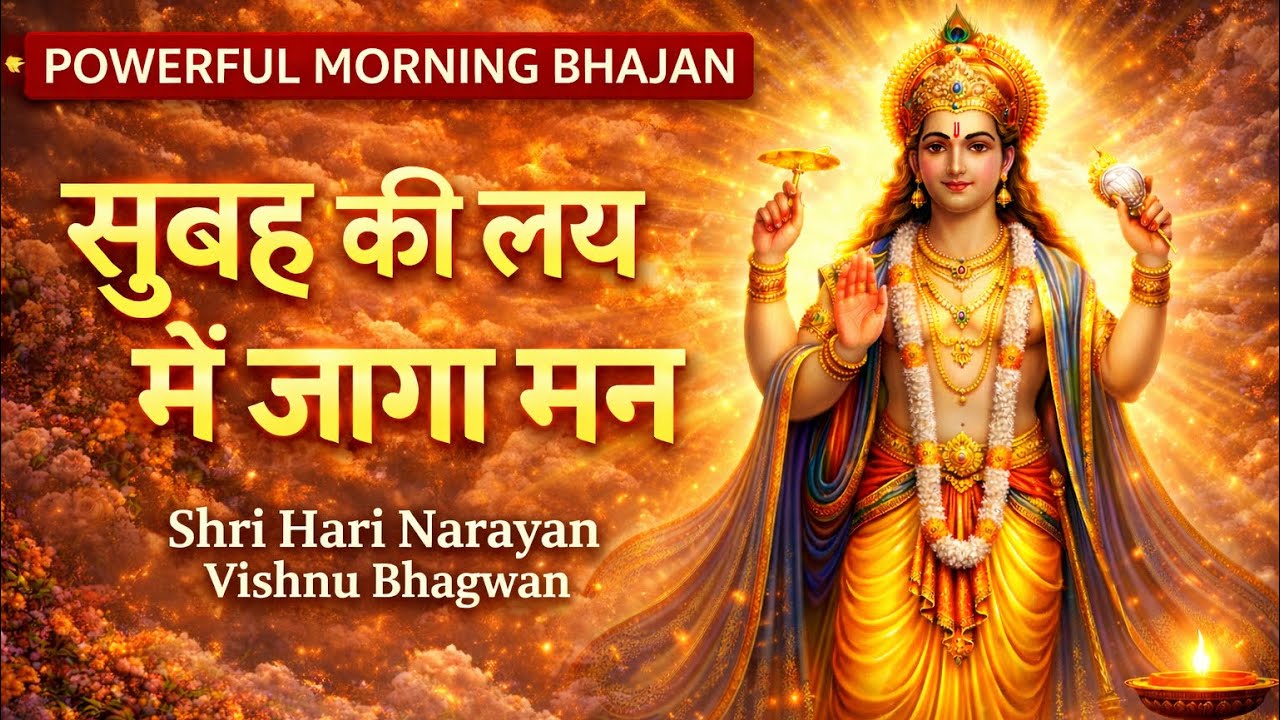 Shri Hari Morning Bhajan | सुबह की लय में जागा मन | Vishnu Krishna Special Song #krishna #vishnu 