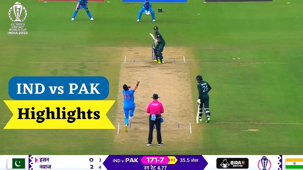 🔴India vs Pakistan Mid Innings Live IND vs PAK Highlights INDIA vs