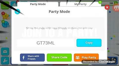 AGAR. IO MOBILE JOIN TO A PARTY!!