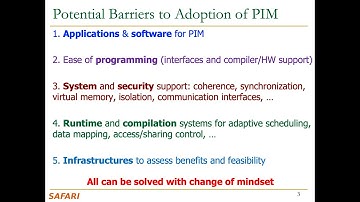 PIM Course: Lecture 9: PIM Adoption & Programmability (Fall 2024)