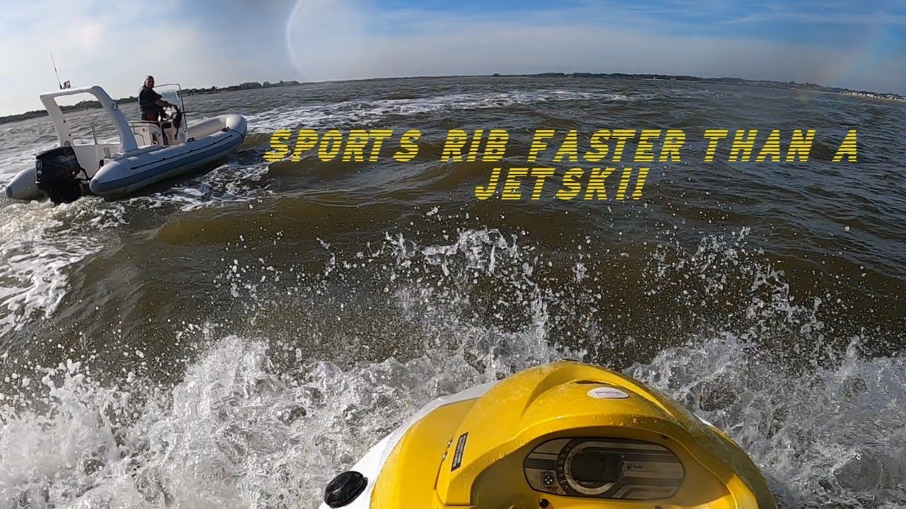 MY SPORTS RIB IS FASTER THAN MY JETSKI?! - Tohatsu TLDI 90HP RIB x Yamaha VX110 Deluxe