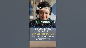 What Is Synchronization And How Did You Achieve It | Selenium Interview Questions And Answers