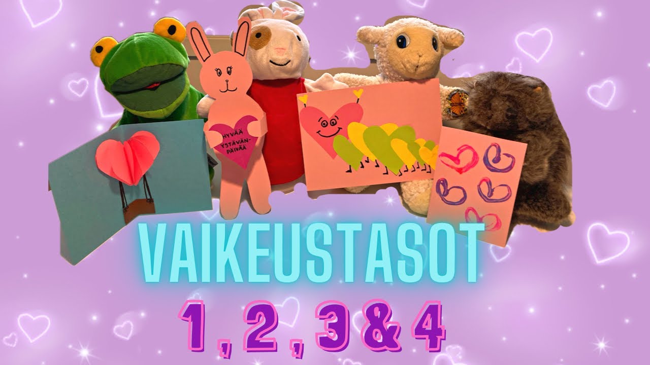 Ystävänpäiväkortteja | KÄDENTAITOJA