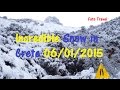 Incredible Snow in Crete 06/01/2015 -  Невероятный снегопад  на Крите   06.01.2015