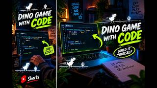 I Hacked the Chrome Dino Game Using JavaScript 🦖💻 || #shorts