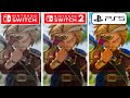 Dragon Quest 7 Reimagined PS5 vs Nintendo Switch vs Nintendo Switch 2 Graphics Comparison
