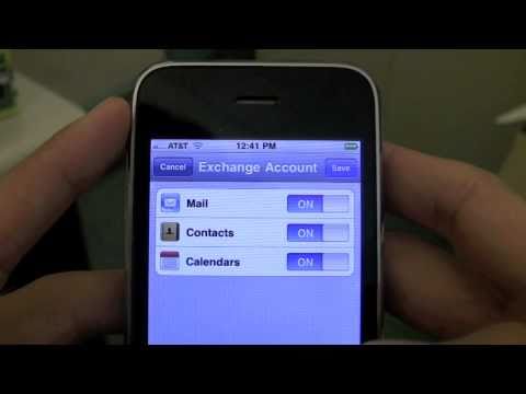 iPhone Zimbra Setup