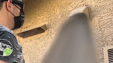 ASMR/ODDLY SATISFYING DRYER VENT CLEANING COMPILATION