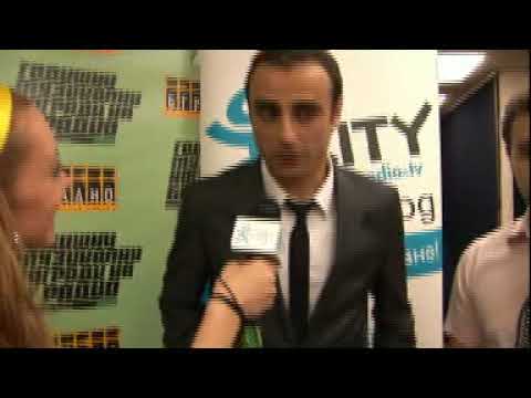 Dimitar Berbatov's interview for City TV behind the scenes at the BG RADIO Annual Music Awards 2009. He received the award for Inspirator of the year.