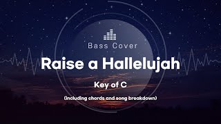 Video thumbnail of "Raise a Hallelujah (Live) Key of C - Bass Cover Bass Tutorial"