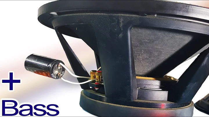 How to increase bass using capacitor, 2 bass boost tips for the simplest speaker