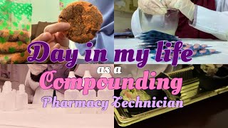Days in the life of a  Compounding Pharmacy Technician Vlog 🥣💊 Hospital Pharmacy Setting