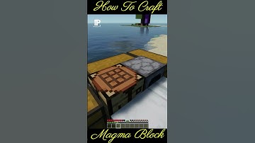 Minecraft: How to Craft Magma Block #shorts