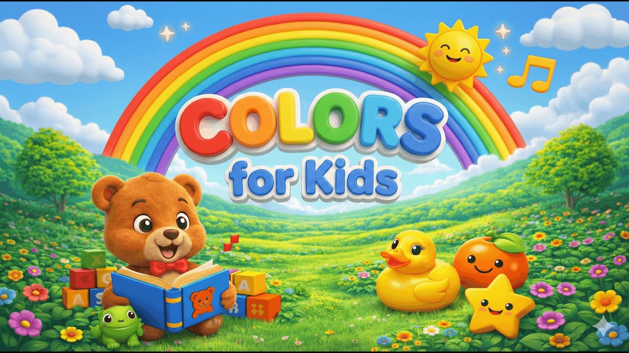 Learn Colors for Kids & Toddlers 🌈 Learn Red, Green, Yellow, Blue and Orange