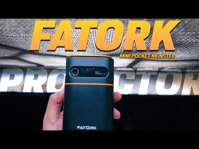 FATORK Pocket Monster-5G WiFi Smart Portable Movie Projector