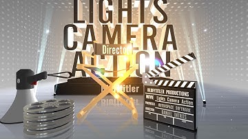 Blufftitler + Templates + LIGHTS CAMERA ACTION