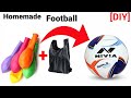 how to make football with balloon/ Homemade football easy   DIY/ how to make football.#football image