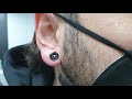 DILATACIÓN LÓBULOS 8MM CON PLUGS  BOROSILICATO PYREX "GORILLA GLASS" (CRISTAL)😉🙂