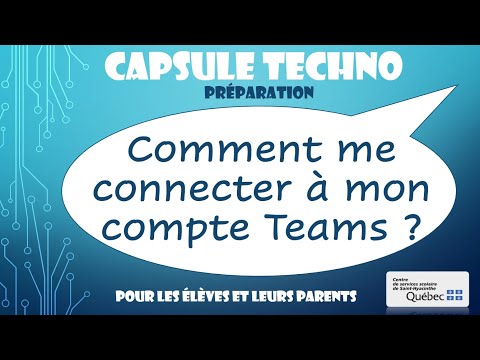 Comment me connecter à mon compte Teams