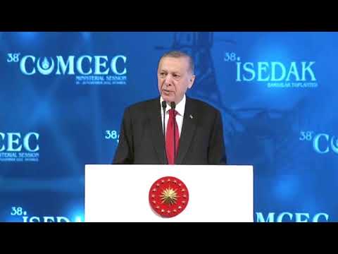 Cumhurbaşkanı Recep Tayyip Erdoğan'ın, İSEDAK 38. Toplantısı Açılış Programı’nda yaptığı konuşma