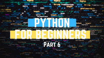 Python Tutorial #6 - For loops (for Beginners)
