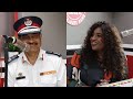 Chief Fire Officer (CFO) Hemant Parab in studios with Malishka