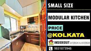 Small Modular Kitchen Design with Price | Complete Kitchen Design Detail with material @kolkata