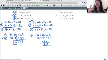 Pre-Calc/Trig.  Lesson 7.3: Systems of Linear Equations in Three Variables