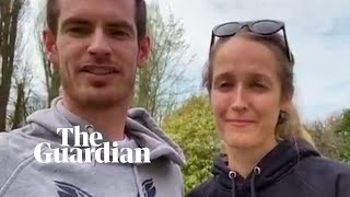 Andy Murray and wife Kim 'call out tennis community' to join lockdown challenge