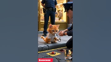 Meow’s Shocking Arrest! 🐾 | Saddest Day Ever  #trending #story #ai #cat #meow