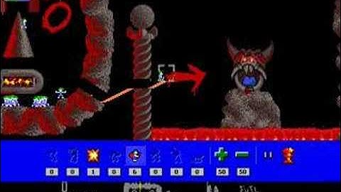 Lemmings Custom Level - In your face