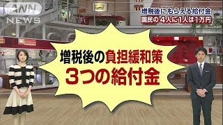 増税後、政府は負担緩和策として3つの給付金を・・・(14/03/26)