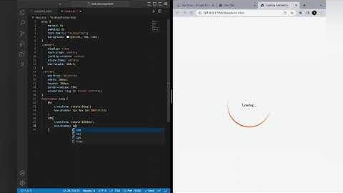 Color Changing Loader in HTML with CSS
