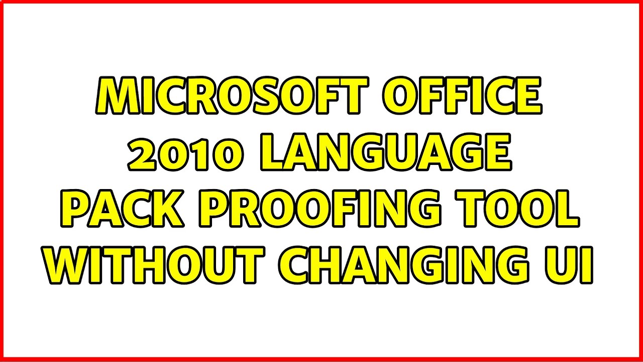 Office 2010 Language Pack German Free Download Microsoft Office 2010 language pack proofing tool without changing UI