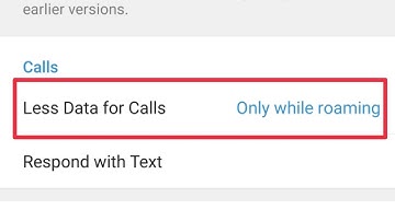 Less Data For Calls Settings in Telegram
