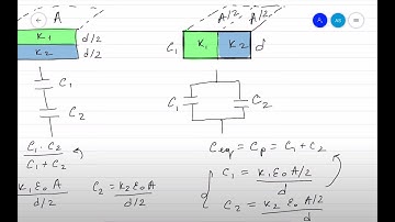 Week 4 - Ch 8 - Pr 5 - Capacitors Filled with Two Different Dielectric