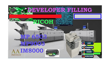 DEVELOPER REPLACEMENT IN RICOH COPIER MP6503 IM9000 MP7503 MP9003 IM8000 | RICOH DEVELOPER FILLING |