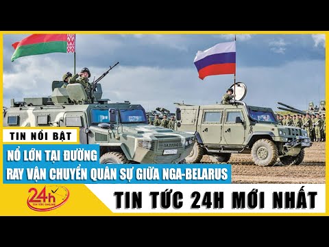 Nổ lớn làm hư hại tuyến đường sắt vận tải quân sự giữa Nga và Belarus | TV24h 58 Nổ lớn làm hư hại tuyến đường sắt vận tải quân sự giữa Nga và Belarus | TV24h