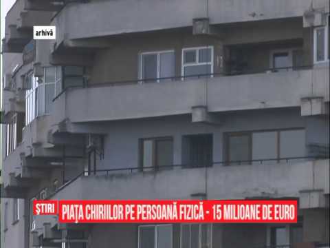 Piața chiriilor pe persoană fizică - 15 milioane de euro