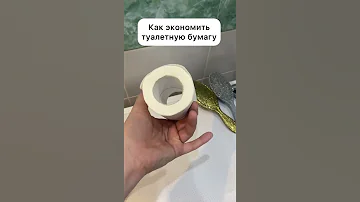 Как экономить туалетную бумагу 🧻